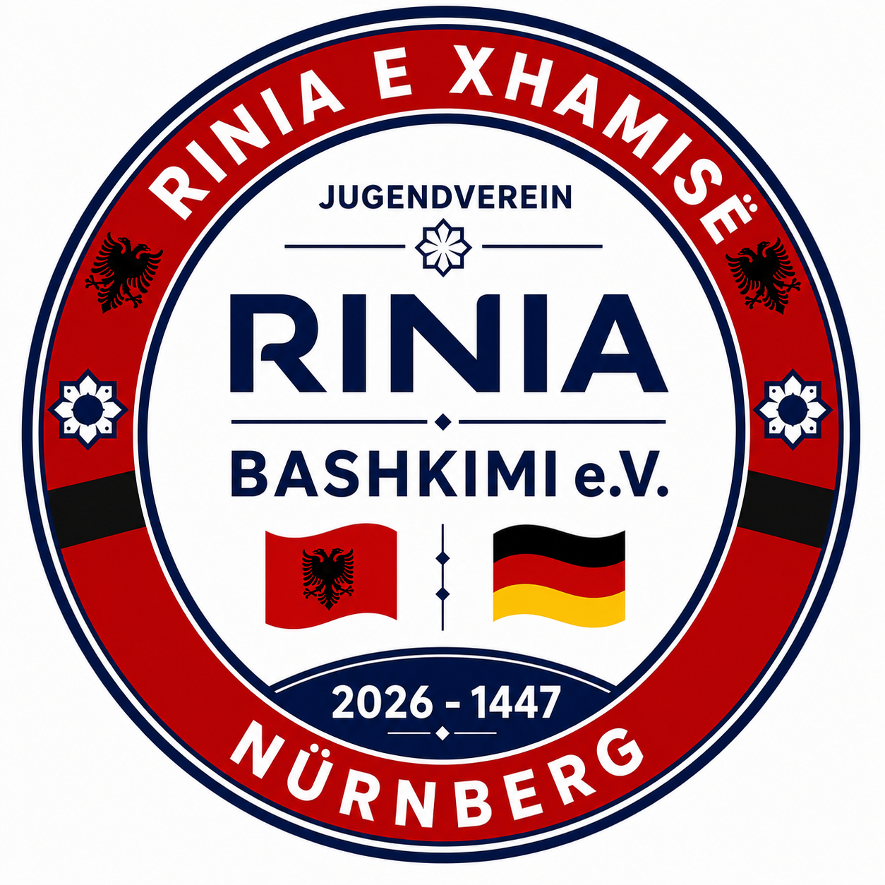 Logo Rinia Bashkimi e.V.